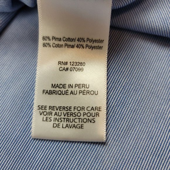 Travis Mathew Mens  2XL XXL Shirt Pima Cotton Micro Striped‎ Embroidered Polo - Picture 6 of 11